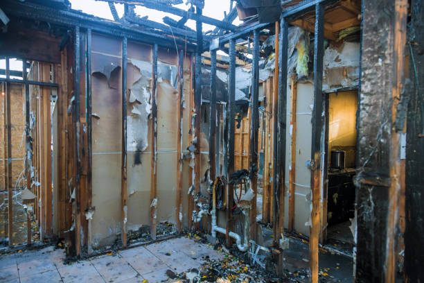 Professional Fire Damage Removal technician working in Alum Creek, WV